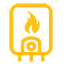 Yellow Gas Bayonet Fitting icon