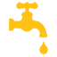 Yellow Leaking Taps icon